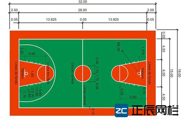 篮球场护栏隔离网尺寸